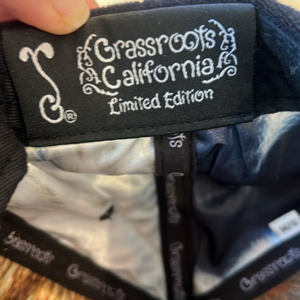 Grassroots California Limited Edition Bear adjustable snap back baseball cap hat - Picture 5 of 8